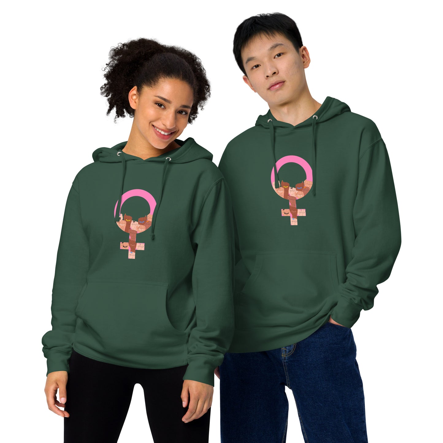 Unisex Intersectional Feminism midweight hoodie